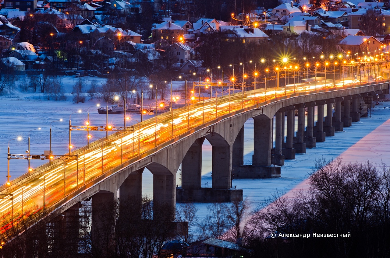 волжский мост в костроме